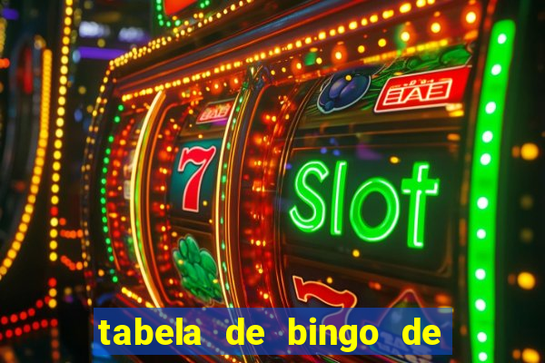 tabela de bingo de 1 a 100